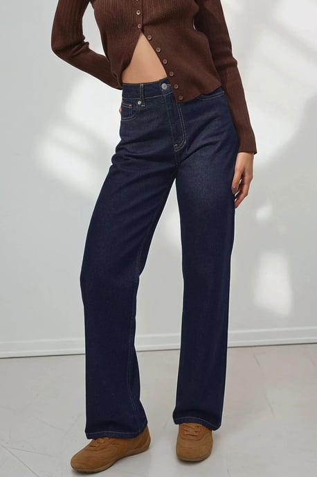 Gerade geschnittene Denim-Jeans - Image 6