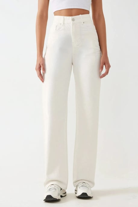 Hochgeschnittene Gerade Jeans - Image 1