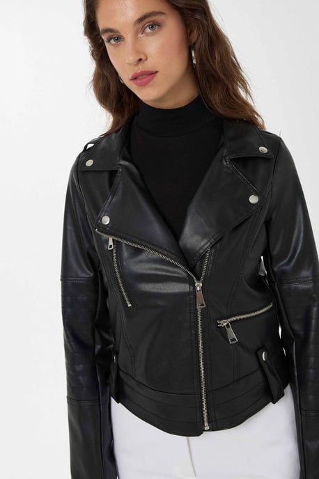 Kunstleder Bikerjacke - Image 5