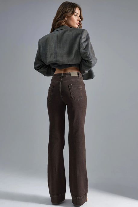 Hochtaillierte Bootcut-Jeans - Image 3