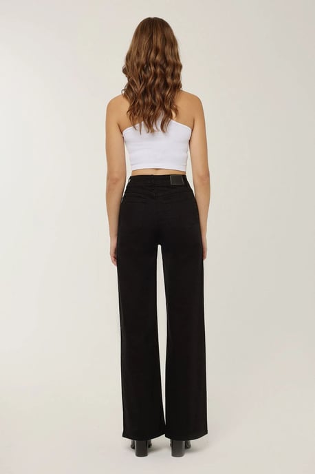 Hohe Taille Weite Beinen Jeans - Image 4