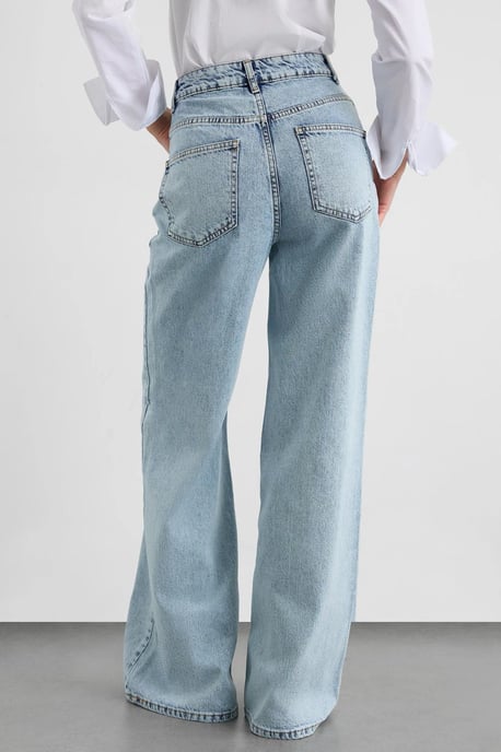 Hoch taillierte gerade Jeans - Image 5