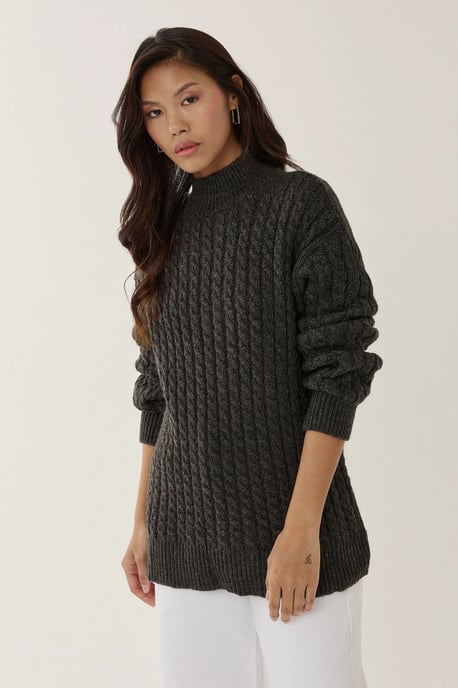 Haarknoten Strickpullover - Image 4