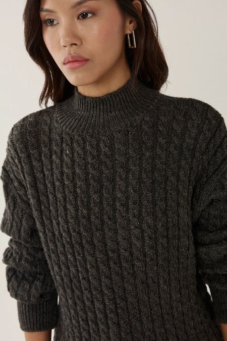 Haarknoten Strickpullover - Image 5