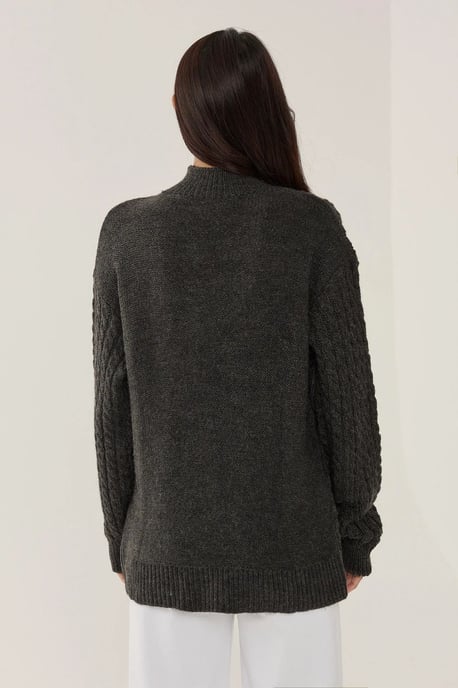Haarknoten Strickpullover - Image 6