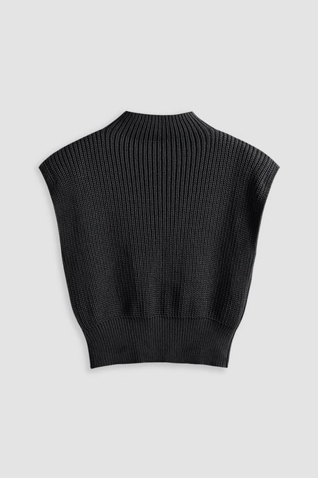 Halb-Stehkragen Strickpullover - Image 6