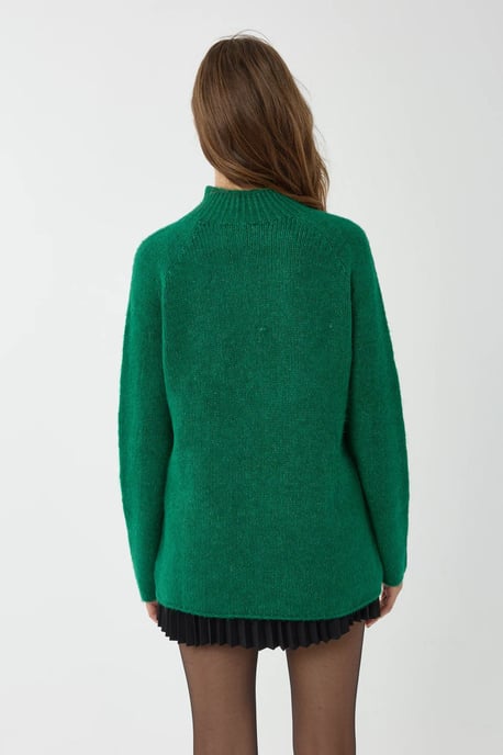 Übergroßer Pullover mit hohem Kragen - Image 4