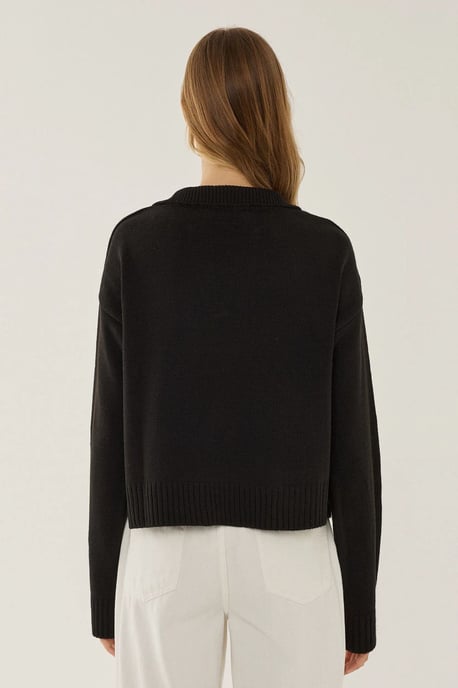 Polo-Kragen Strickpullover - Image 4