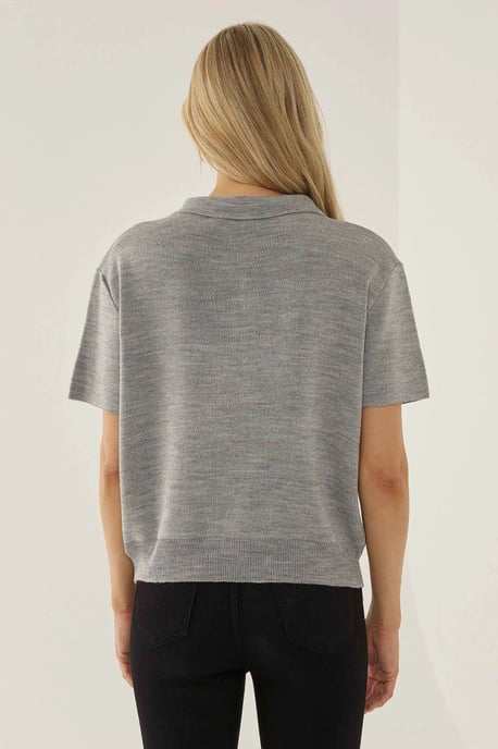 Polo-Kragensweater mit Reißverschluss - Image 4