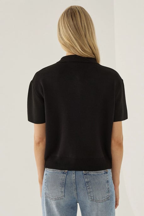 Polo-Kragen mit Reißverschluss Sweatshirt - Image 4