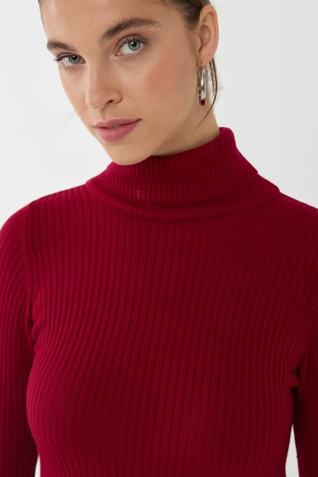 Slim Fit Rollkragenpullover - Image 4