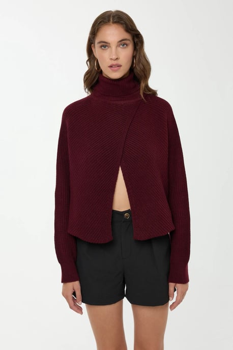 Rollkragen Langarmpullover - Image 4