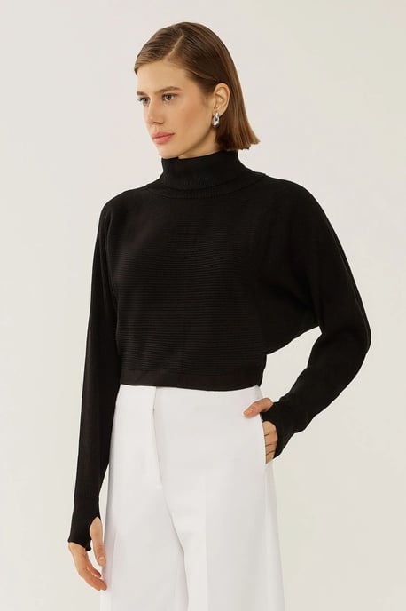 Lässiger Pullover mit Rollkragen - Image 2