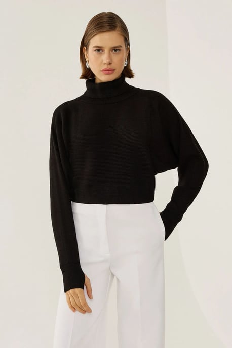 Lässiger Pullover mit Rollkragen - Image 3