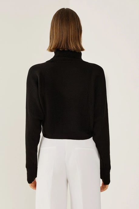 Lässiger Pullover mit Rollkragen - Image 5