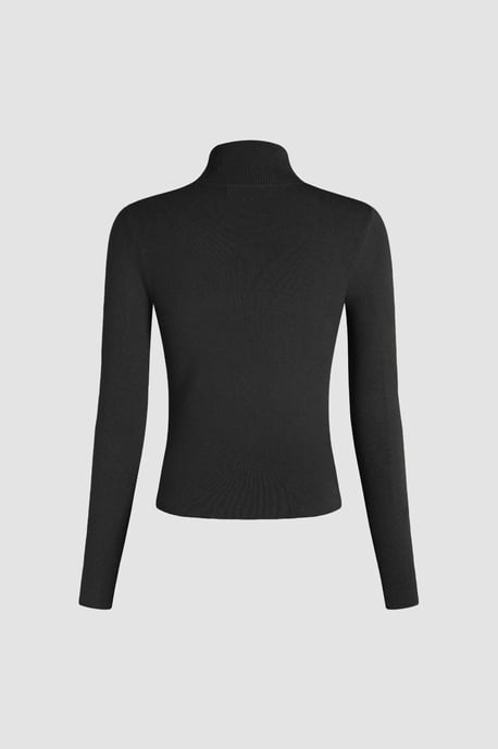 Slim Fit Rollkragenpullover - Image 2