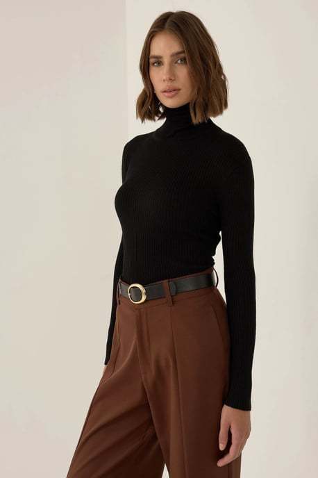 Slim Fit Rollkragenpullover - Image 5