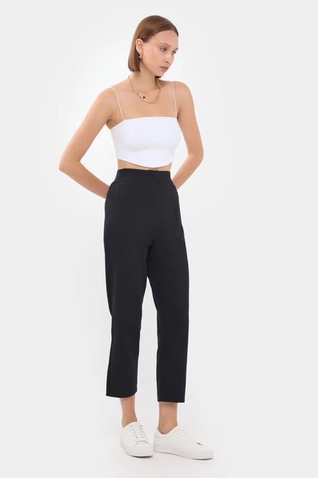 Hochtaillierte Karottenhose - Image 2
