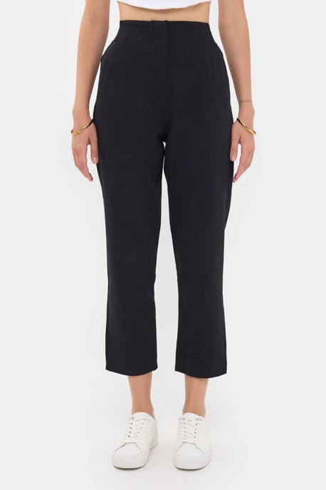 Hochtaillierte Karottenhose - Image 3