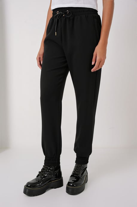 Kordelzug Elastischer Bund Skinny Leg Jogginghose - Image 2