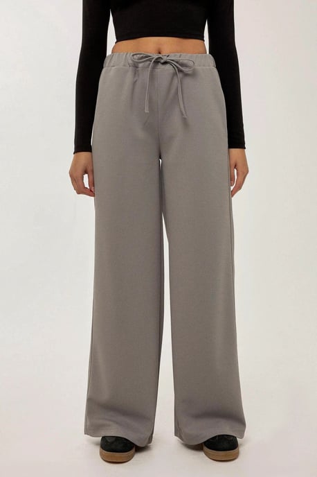 Hochtaillierte weit geschnittene Sweatpants - Image 2
