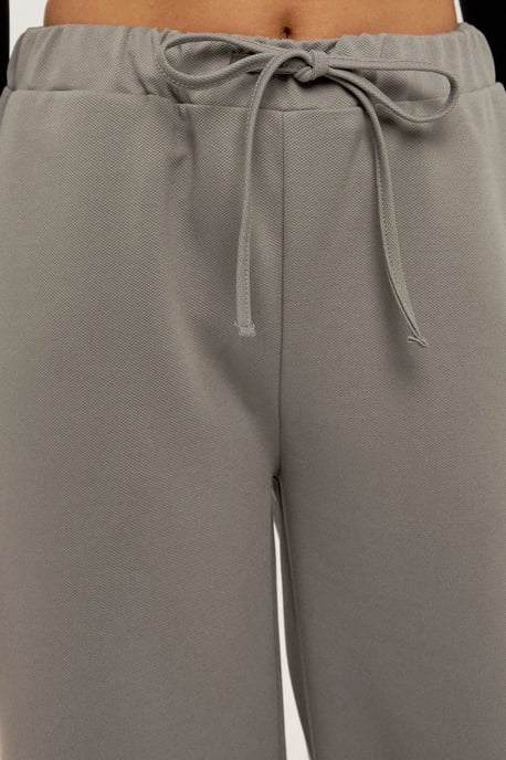 Hochtaillierte weit geschnittene Sweatpants - Image 4