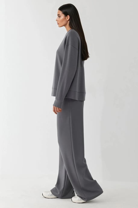 Weiche Modal Touch Weitbeinige Sweatpants - Image 2