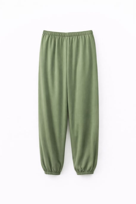 Strukturierte lange Joggerhosen mit Kordelzug und Taschen - Image 2