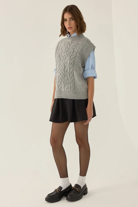 Haarglanzmuster Strickweste - Image 3