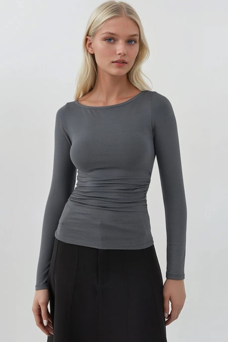 Weiches Langarm-Fitted-Top - Image 1
