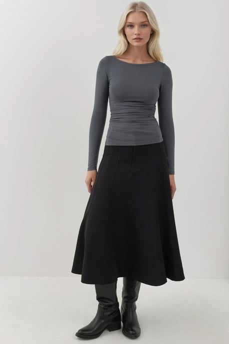 Weiches Langarm-Fitted-Top - Image 3