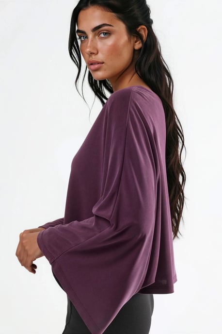 Lässige Bluse mit weiter Bootsausschnitt - Image 5