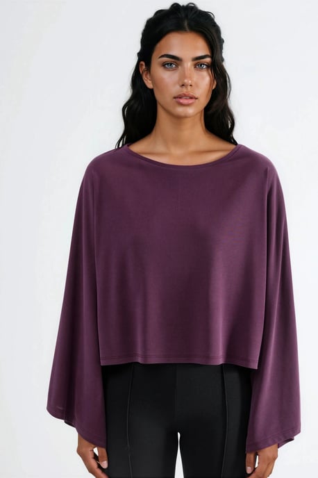 Lässige Bluse mit weiter Bootsausschnitt - Image 6