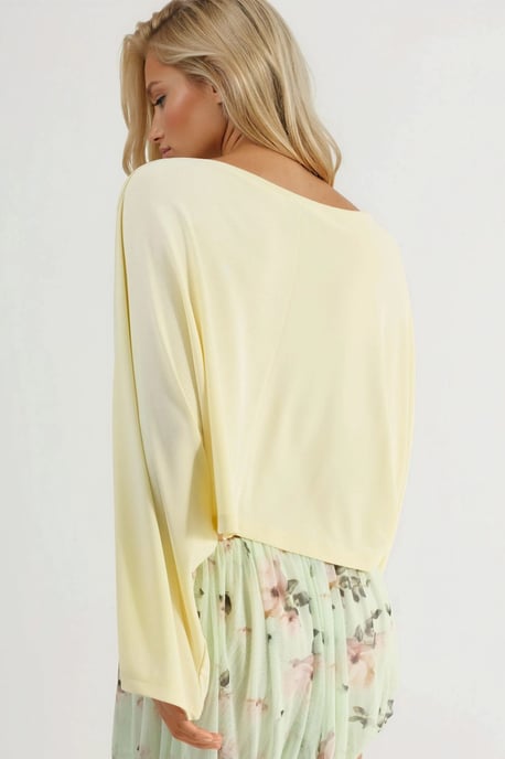 Lässige Bluse mit weiter Bootsausschnitt - Image 3