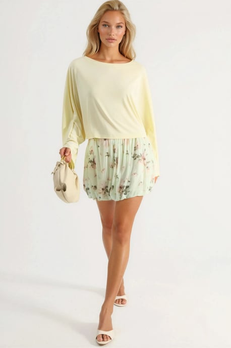 Lässige Bluse mit weiter Bootsausschnitt - Image 4