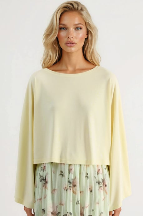 Lässige Bluse mit weiter Bootsausschnitt - Image 5