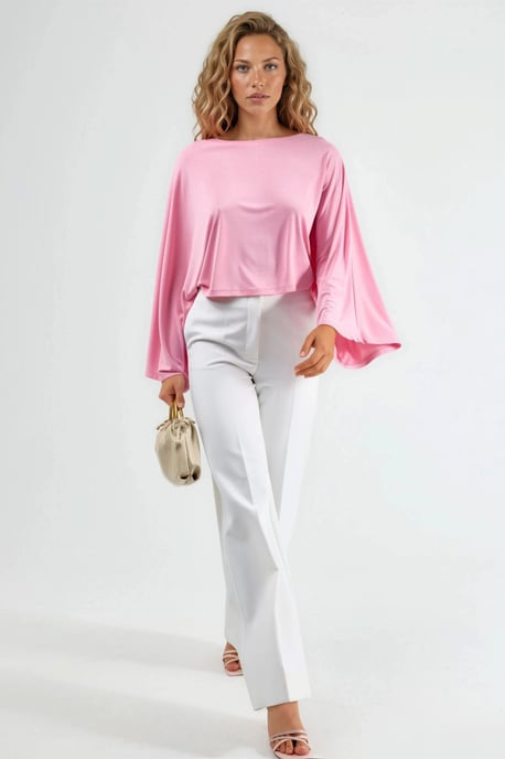 Lässige Bluse mit weiter Bootsausschnitt - Image 5
