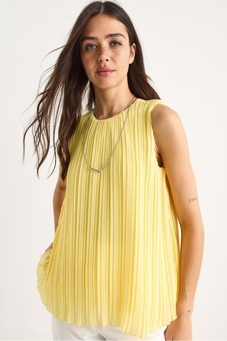 Strukturierte Siphonbluse mit Accessoire-Detail - Image 4