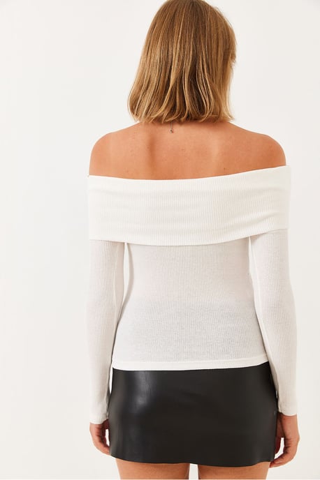 Rippstruktur Bluse - Image 2