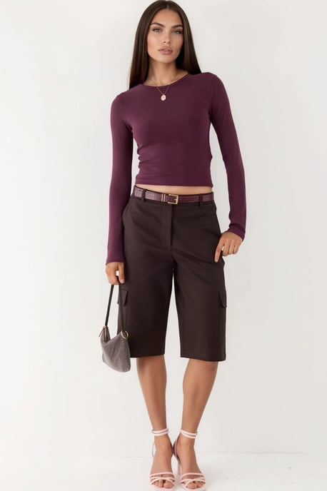 Langarm Bluse mit Rundhalsausschnitt - Image 3