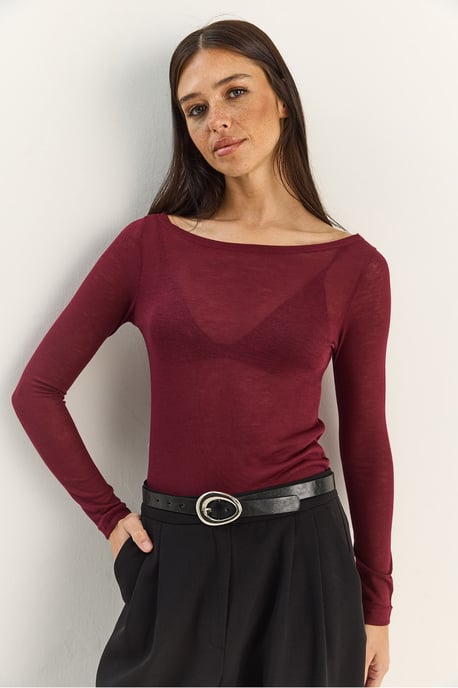Rundhals Basic Transparent Top - Image 3