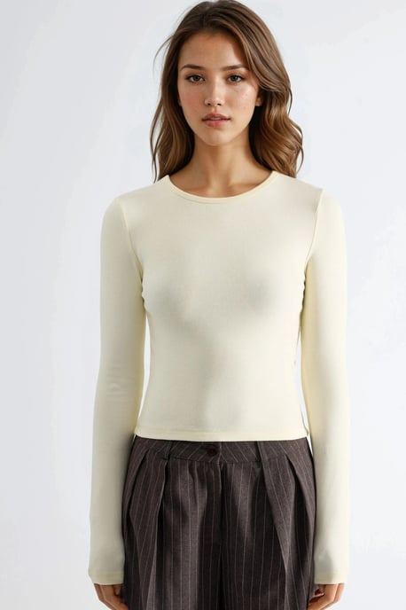 Langarm-Crewneck-Bluse - Image 6
