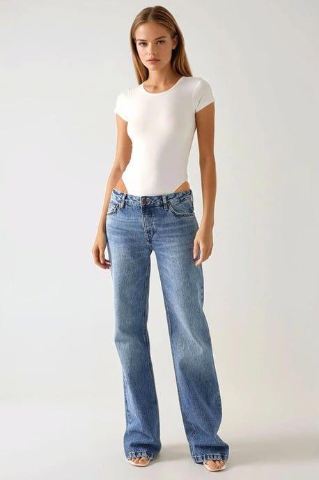 Schmal geschnittenes Rundhals-Strickbodysuit - Image 2