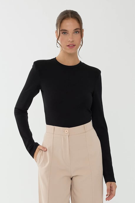 Unifarben Langarm-Bodysuit - Image 1