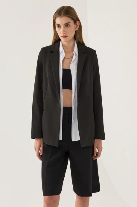 Futterdetaillierter Blazer - Image 2