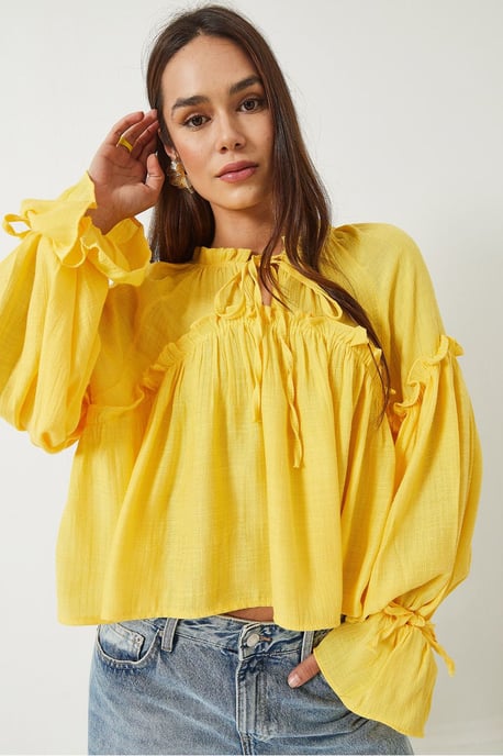 Bluse mit Fliege - Image 2