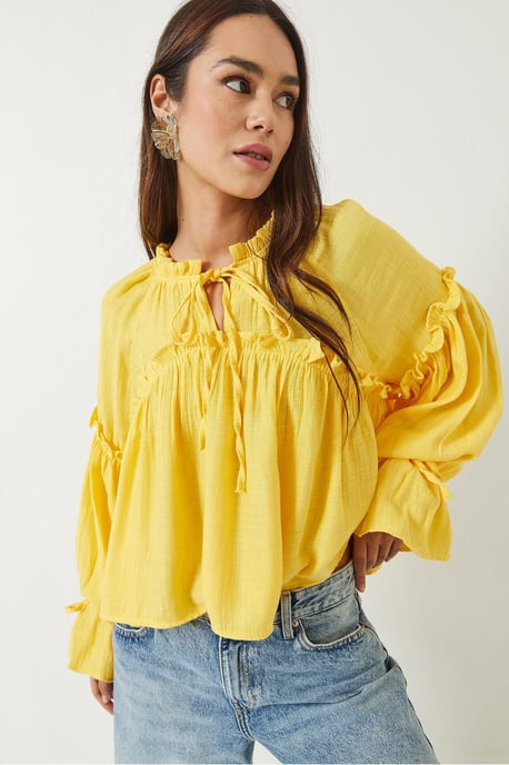 Bluse mit Fliege - Image 4