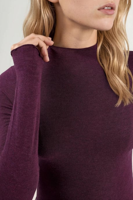 Langärmlige Slim-Fit Bluse - Image 3