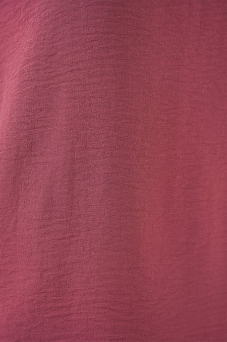 Strukturierte ärmellose V-Ausschnitt-Bluse - Image 5