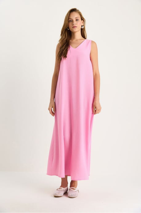 V-Ausschnitt Maxi-Kleid - Image 2